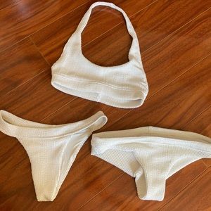 Frankie’s Starry Set, Size Small White Scrunch